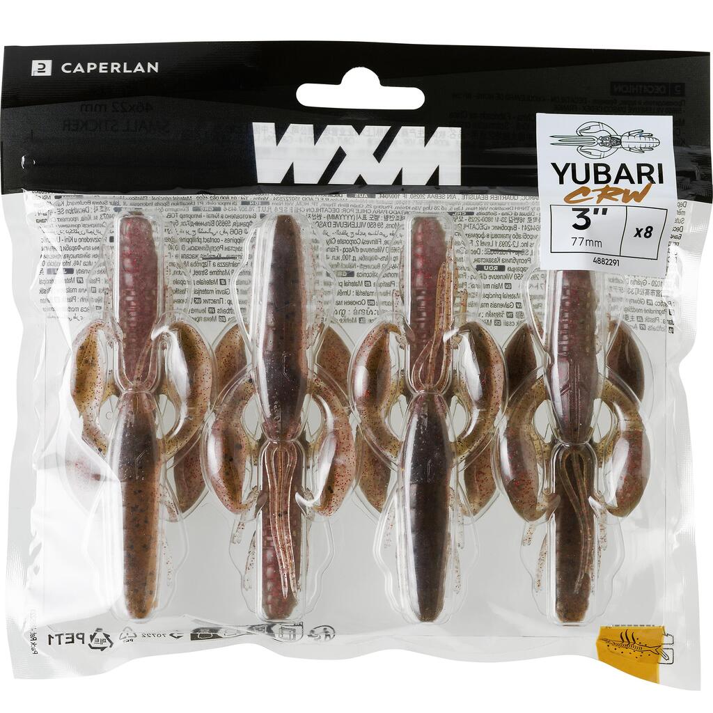 Mehka vaba v obliki raka s sredstvom za privlačenje WXM YUBARI CRW 7.5 cm
