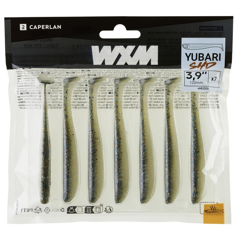 SET NĂLUCI FLEXIBILE SHAD CU ATRACTANȚI WXM YUBARI SHD 100 