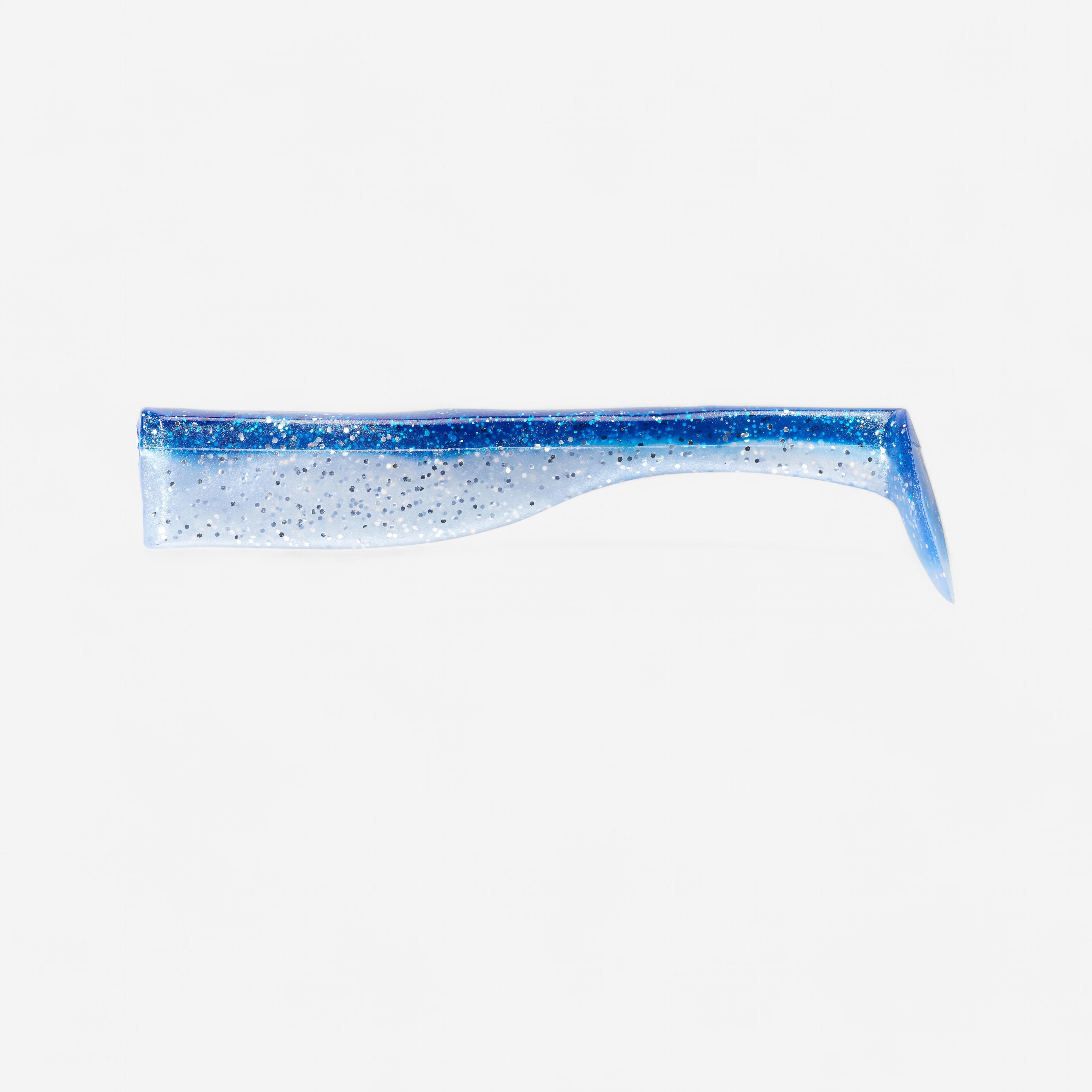 LEURRE SOUPLE QUEUES DE SHAD WXM MOGAMI 120 DOS BLEU x3