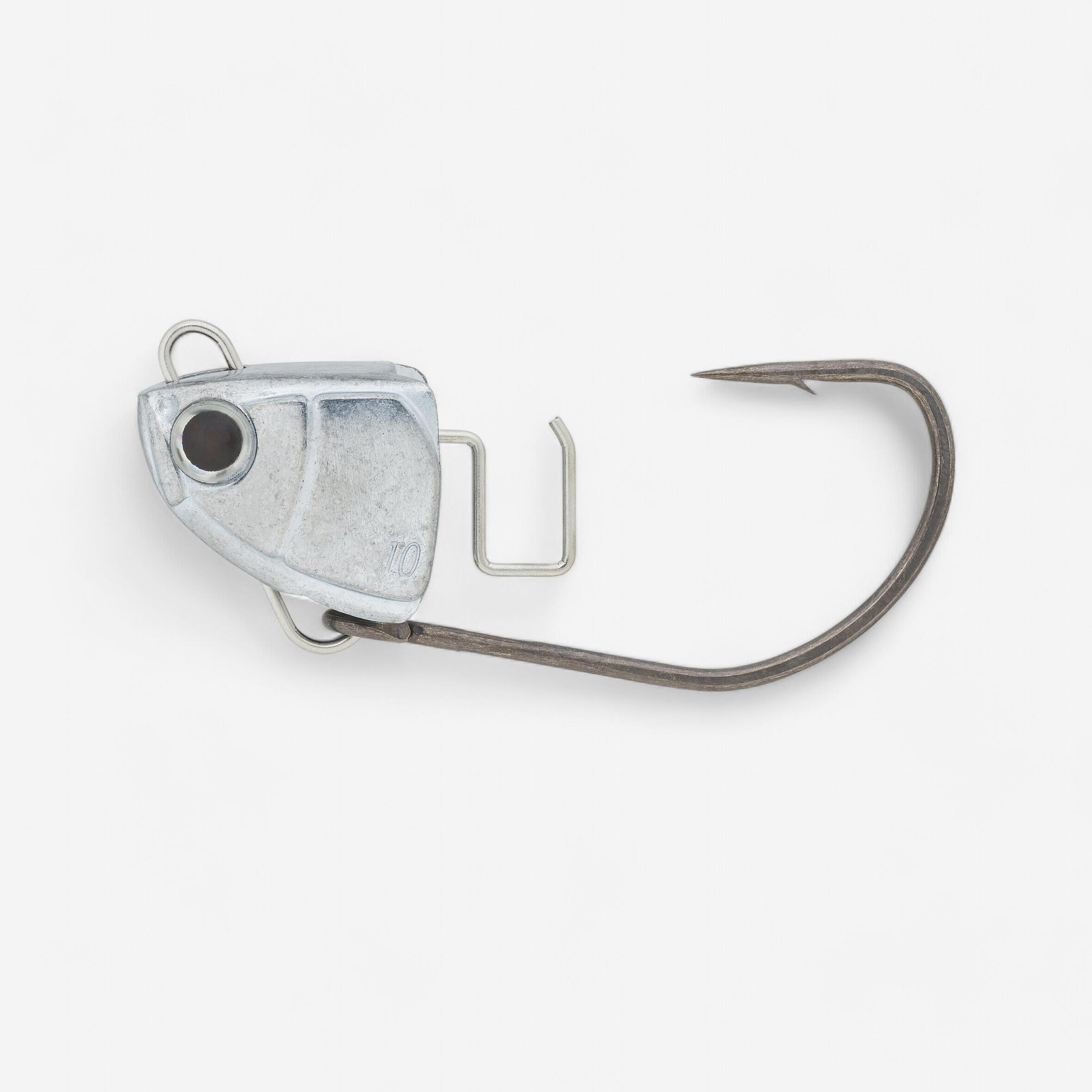 Caperlan - Tete Lestee Shad Tp Mogami 120 10gr X2 - Tête Plombée - Peche - Gris - Taille Unique - Decathlon