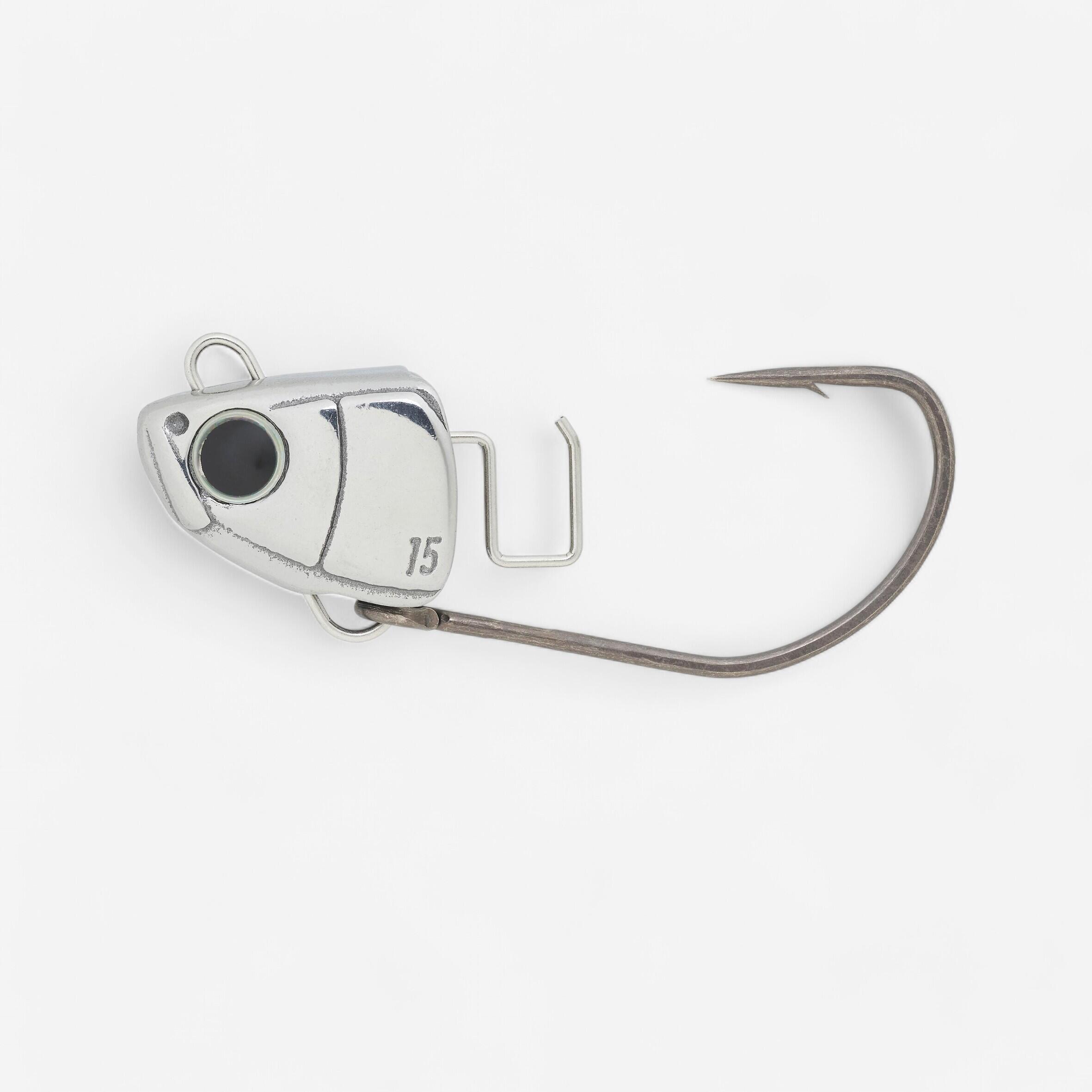 Caperlan - Tete Lestee Shad Tp Mogami 120 15gr X2 - Tête Plombée - Peche - Gris - Taille Unique - Decathlon