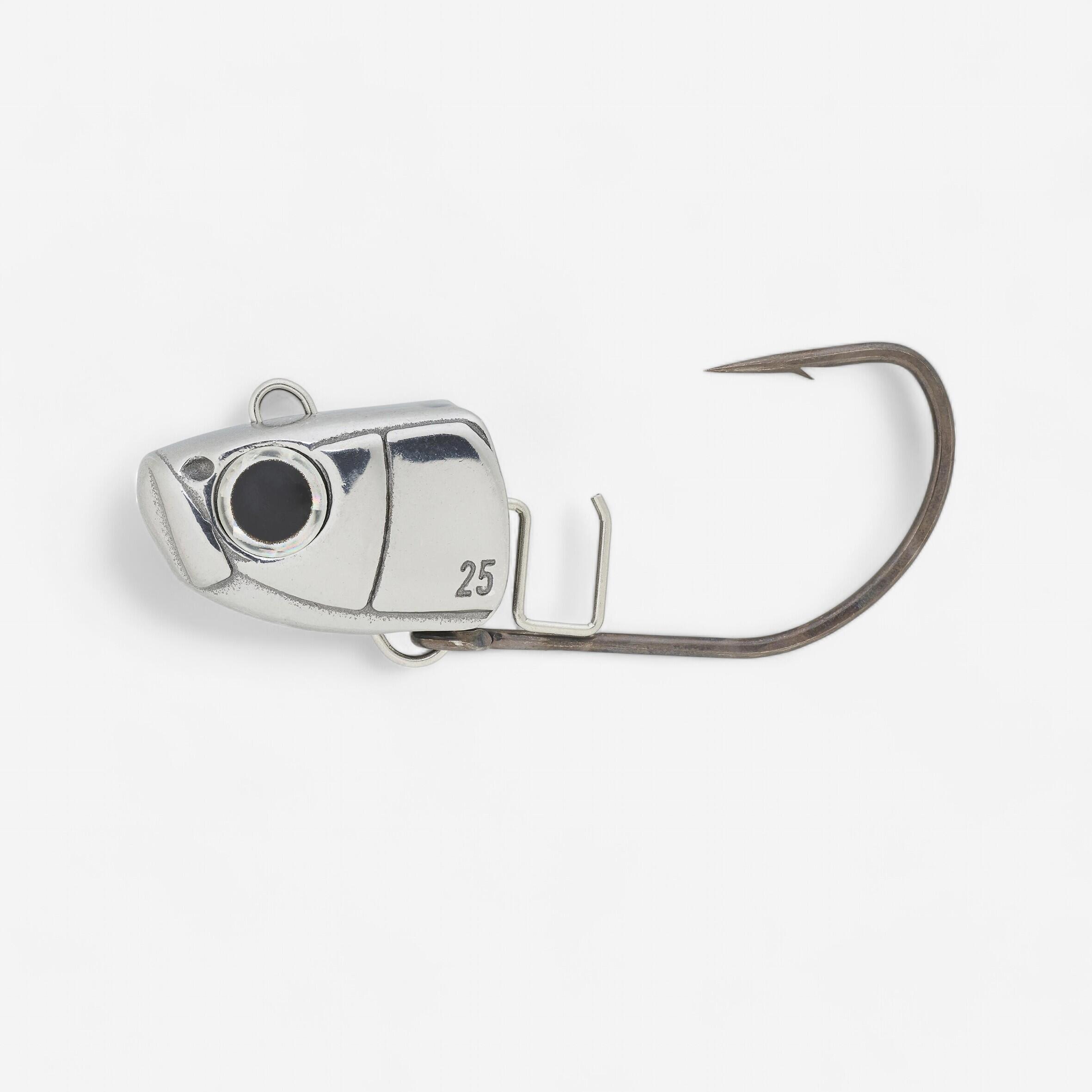 Caperlan - Tete Lestee Shad Tp Mogami 120 25gr X2 - Tête Plombée - Peche - Gris - Taille Unique - Decathlon