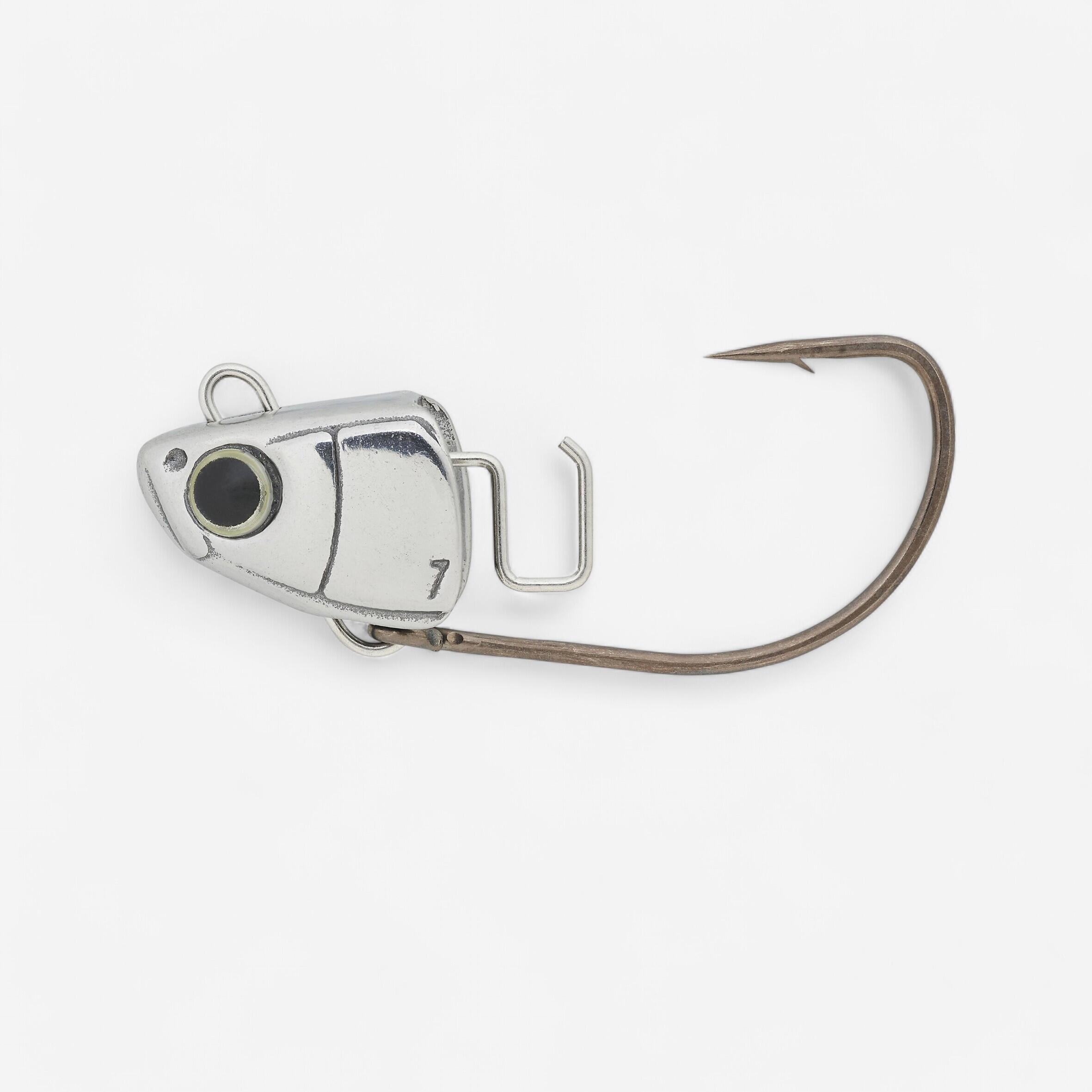 Caperlan - Tete Lestee Shad Tp Mogami 90 7gr X2 - Tête Plombée - Peche - Gris - Taille Unique - Decathlon