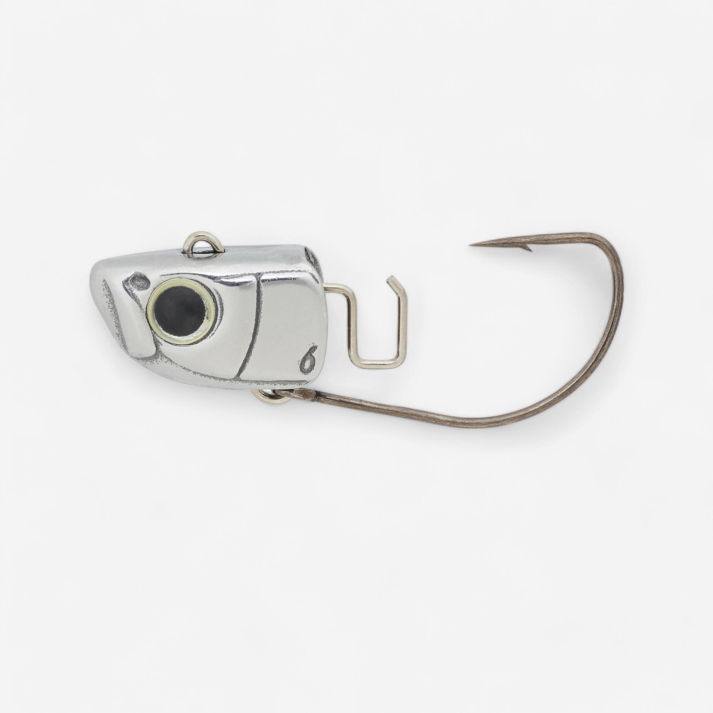 Caperlan - Tete Lestee Shad Tp Mogami 70 6gr X2 - Tête Plombée - Peche - Gris - Taille Unique - Decathlon
