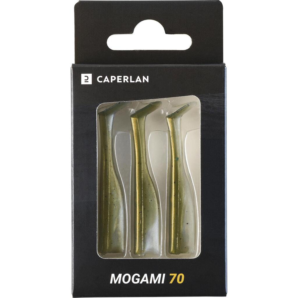 SOFT SHAD TAIL LURE WXM MOGAMI TEX 70 AYU x3