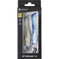 SOFT SHAD LURE WXM MOGAMI 120 10/15 G KIT NATURAL