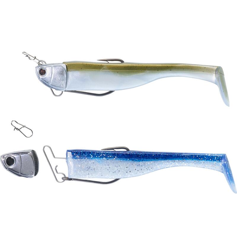 LEURRE SOUPLE SHAD WXM KIT MOGAMI 120 10/15GR NATUREL