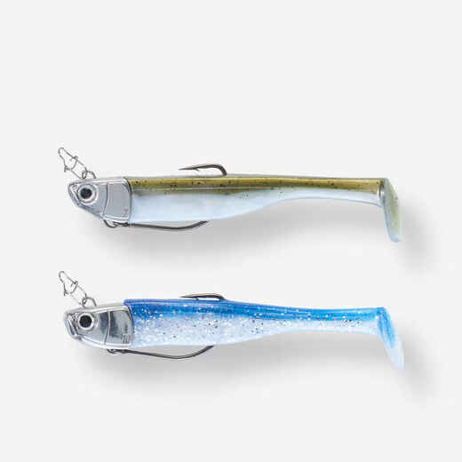 
      Gummiköder-Set Shad WXM Mogami 90 7/10 g natural 
  