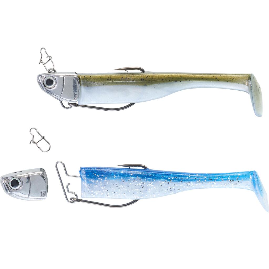 SOFT SHAD LURE WXM MOGAMI 90 7/10 G KIT NATURAL