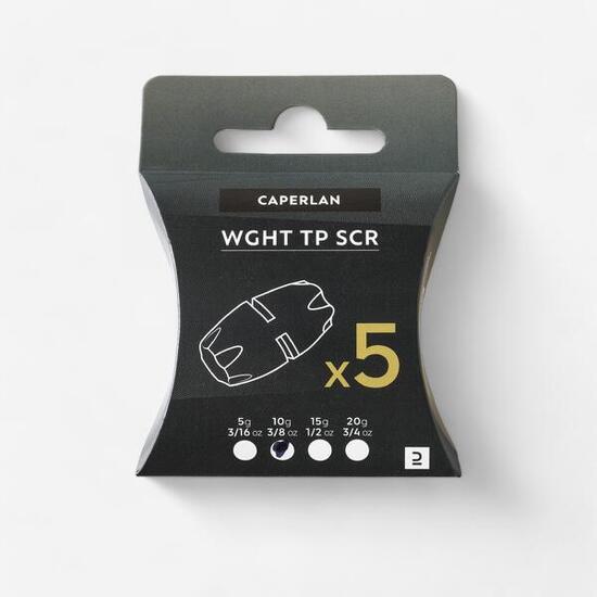 Testa piombata WGHT TP SCR e TP SCR XXL 5g x5