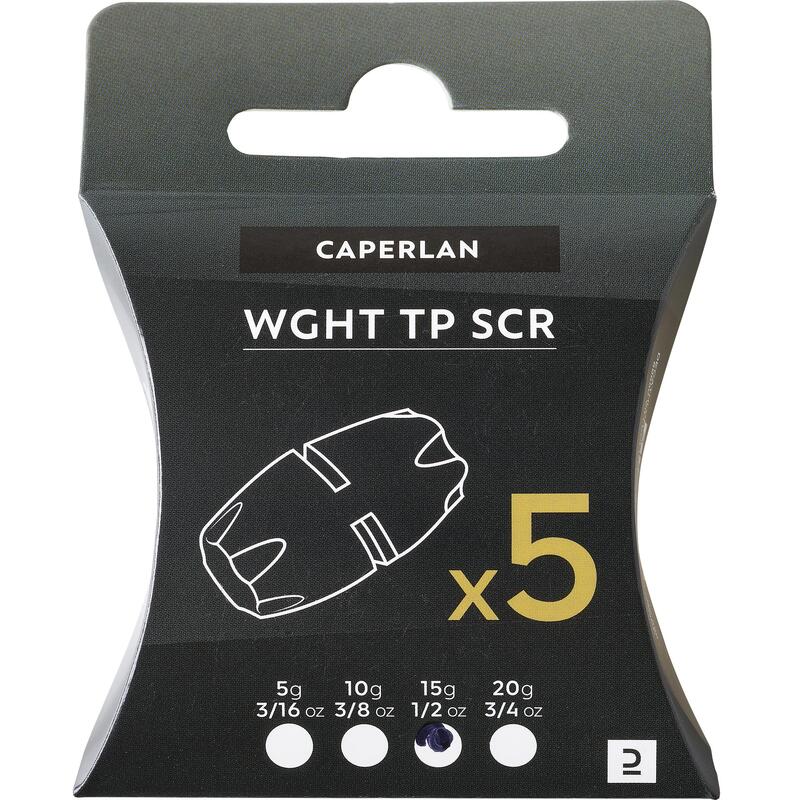 Jigfej, 15 g, 5 db - WGHT TP SCR / TP SCR XXL