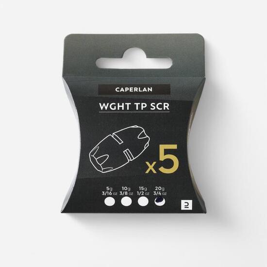 Testa piombata WGHT TP SCR e TP SCR XXL 5g x5