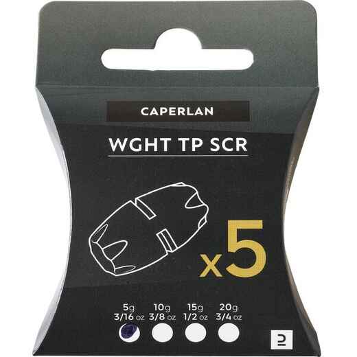 
      Bleiköpfe WGHT TP SCR und TP SCR XXL 5 g 5 Stk. 
  