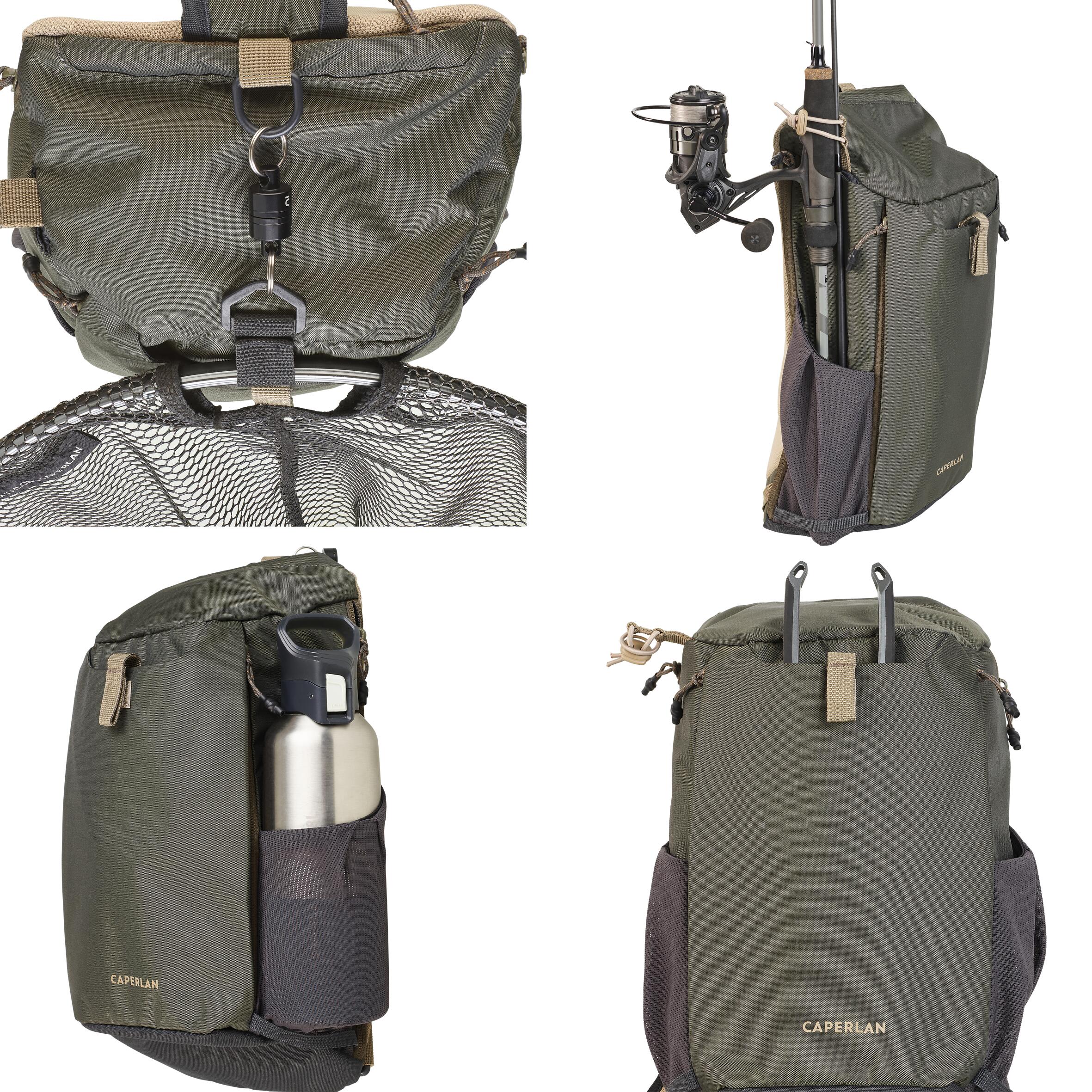 Fishing 9 L shoulder bag - Khaki 100 sling bag 6/8