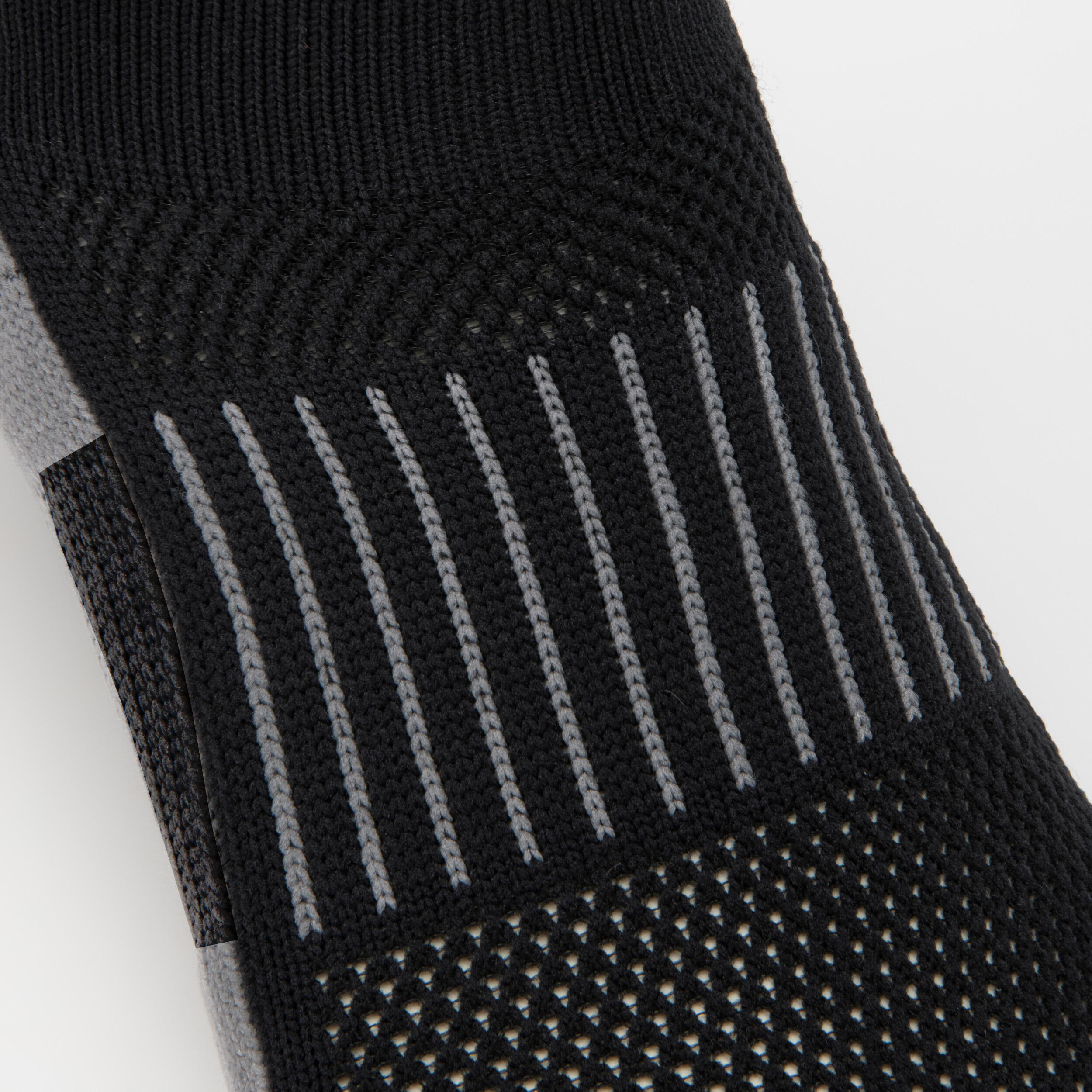 Kids' Knee-Length Rugby Socks R500 - Black 3/5