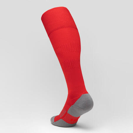 Crvene čarape za ragbi R500 za odrasle