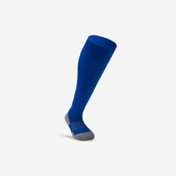 Chaussettes hautes de rugby enfant R500 bleu