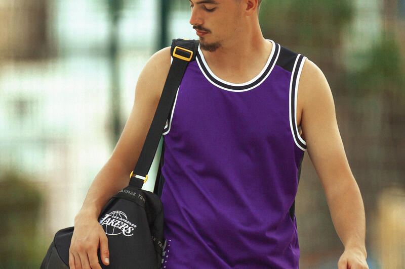 Torba sportowa do koszykówki Duffel Bag Tarmak NBA Lakers