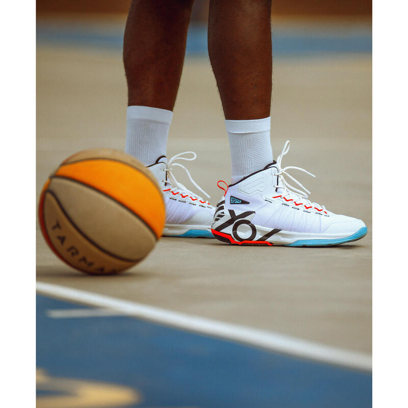 Damen/Herren Basketballschuhe - SS500 weiß