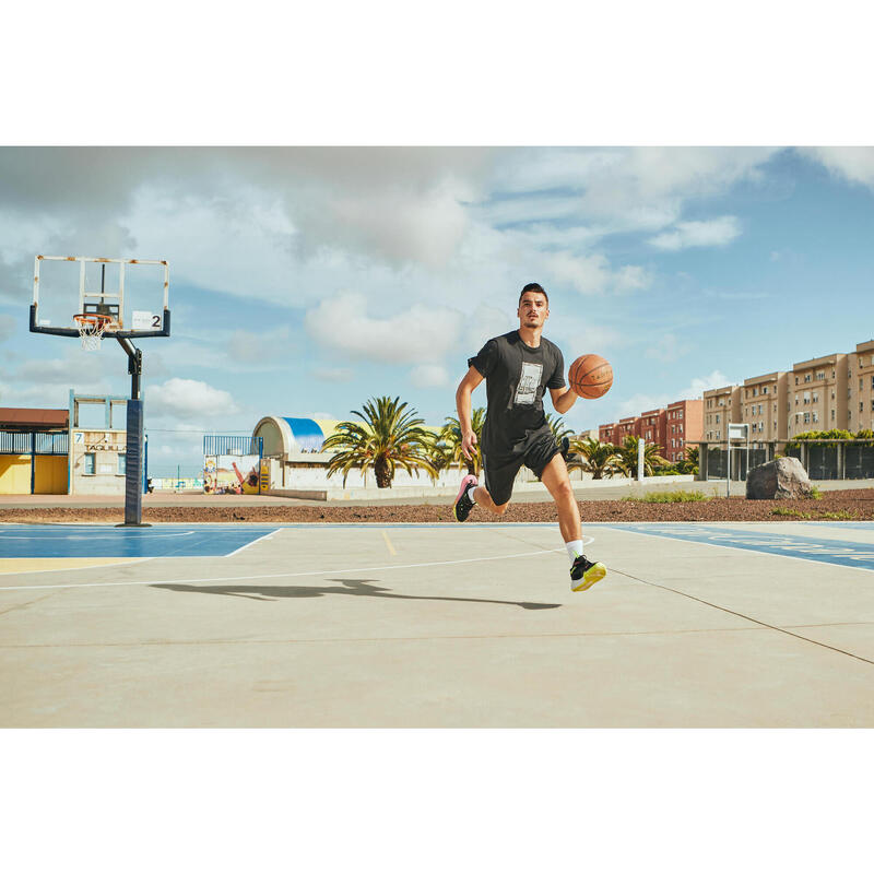 Yetişkin Basketbol Ayakkabısı - Siyah - Elevate 500 Mid