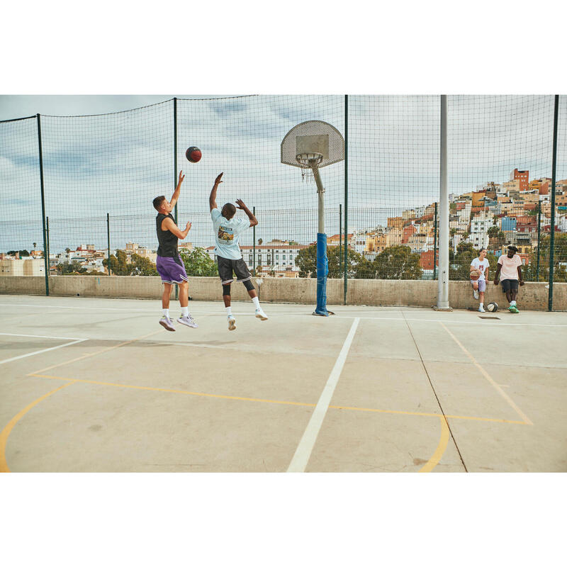 Basketbalschoenen heren/dames Elevate 500 mid paars