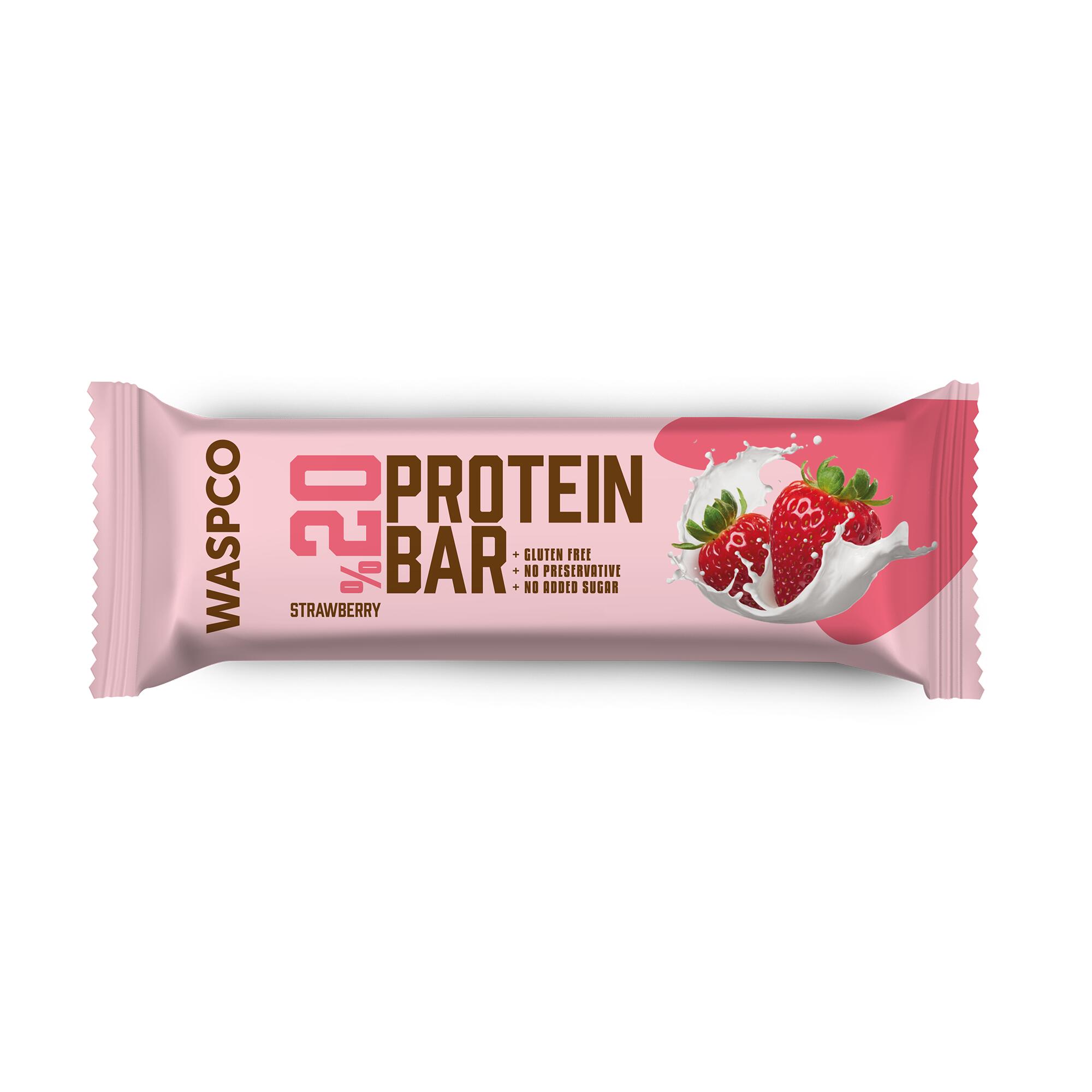 WASPCO Waspco Çilekli Protein Bar 40 G