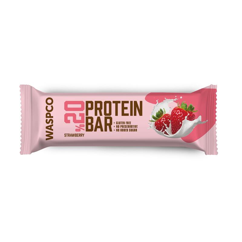 Waspco Çilekli Protein Bar 40 G