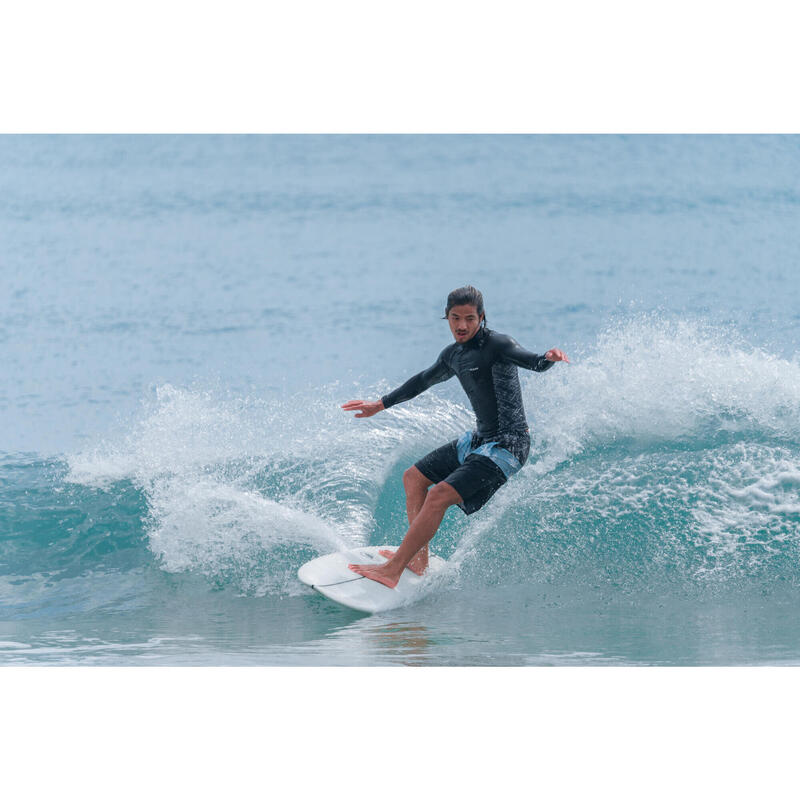 Men's surfing UV protection top BRUSH BLK