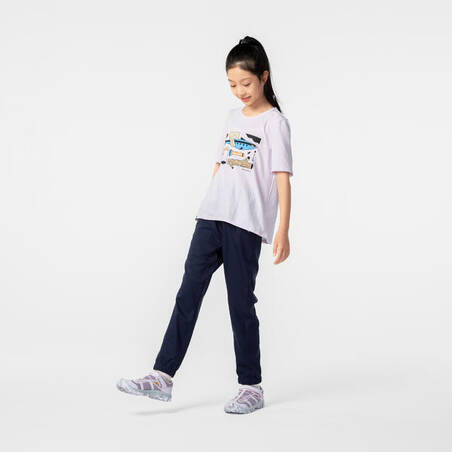Sandal Hiking Anak Perempuan MH150 - Ungu muda