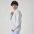 Men's Cardio Fitness Tracksuit Jacket FJA 100  - Grey