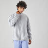 Men's Cardio Fitness Tracksuit Jacket FJA 100  - Grey