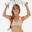 Bikinitop voor surfen meisjes Lily 900 triangel blur roze