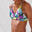 Top Bikini Surf Lizy 500 Niña Negro Triángulos