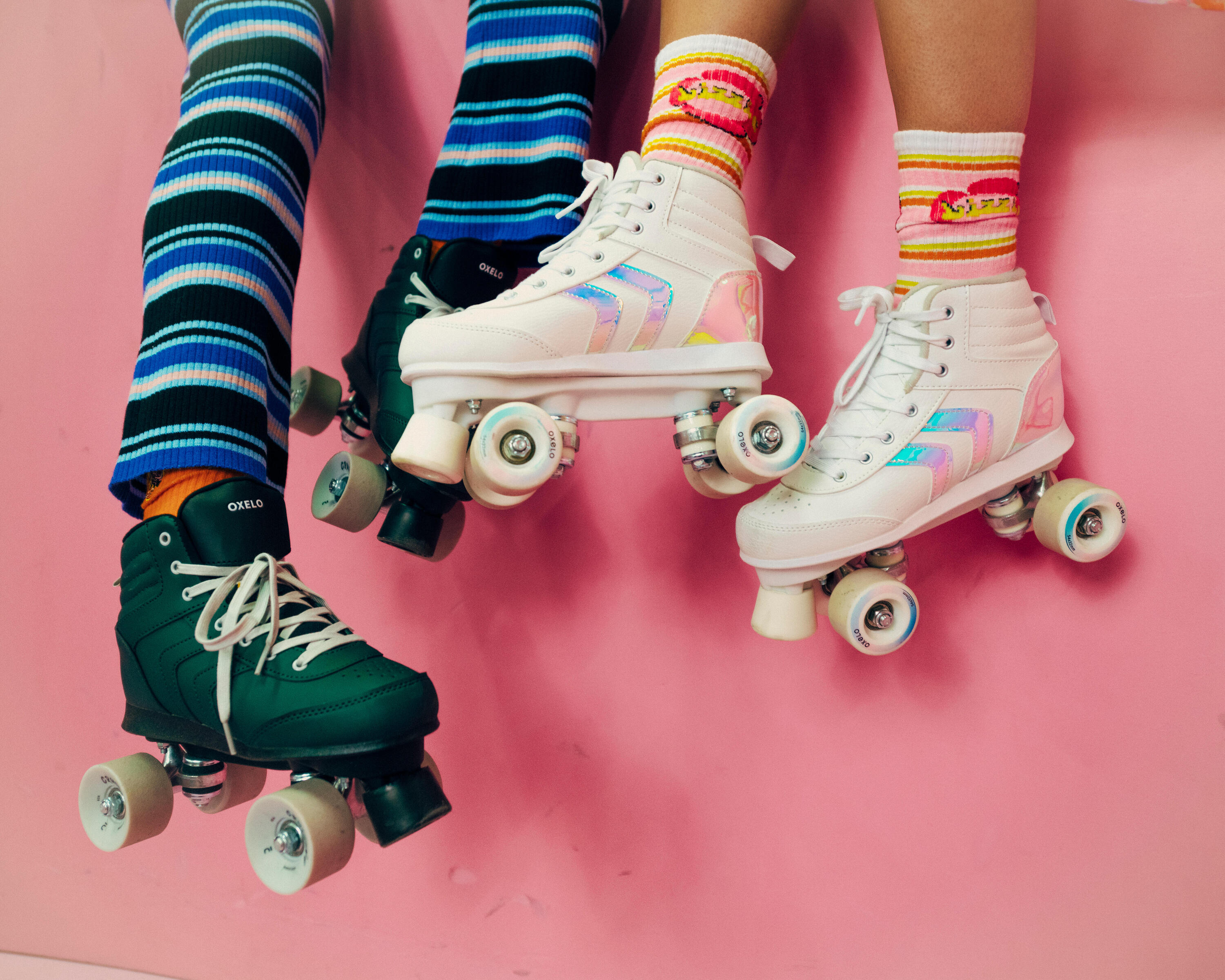 Patins de 4 Rodas adulto Quad 100 VERDE 17/17