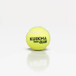 Pressurised Padel Balls Kuikma PB Club - Pack of 3