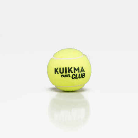 Pressurised Padel Balls Kuikma PB Club - Pack of 3