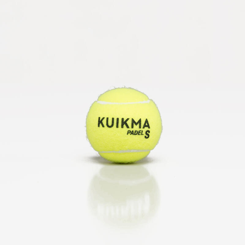 Tube de 3 balles de padel pressurisées - Kuikma PB Speed