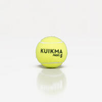 Tube de 3 balles de padel pressurisées - Kuikma PB Speed