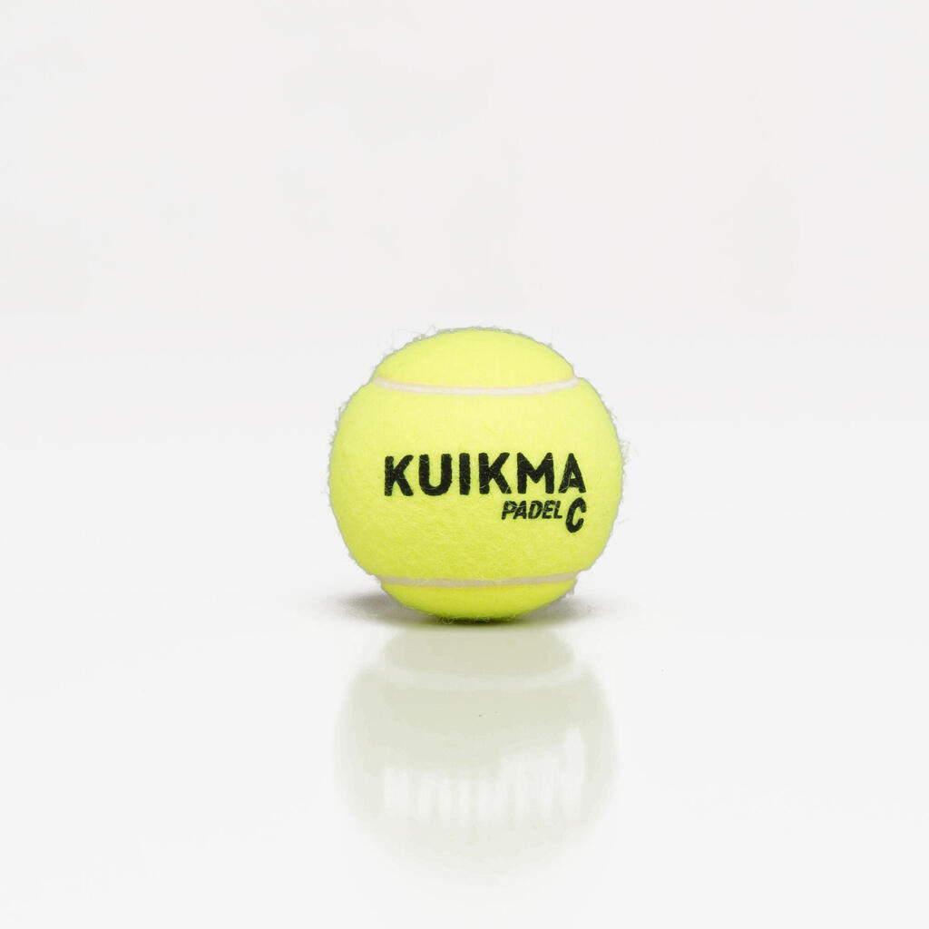 PACK DE 3 PELOTAS DE PÁDEL PRESURIZADAS KUIKMA CONTROL