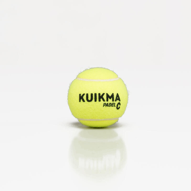 Pack de 3 pelotas de pádel presurizadas - Kuikma Control