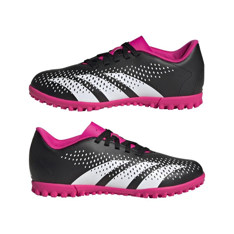 Chaussure Predator Accuracy.4 Turf Enfant Noir Rose