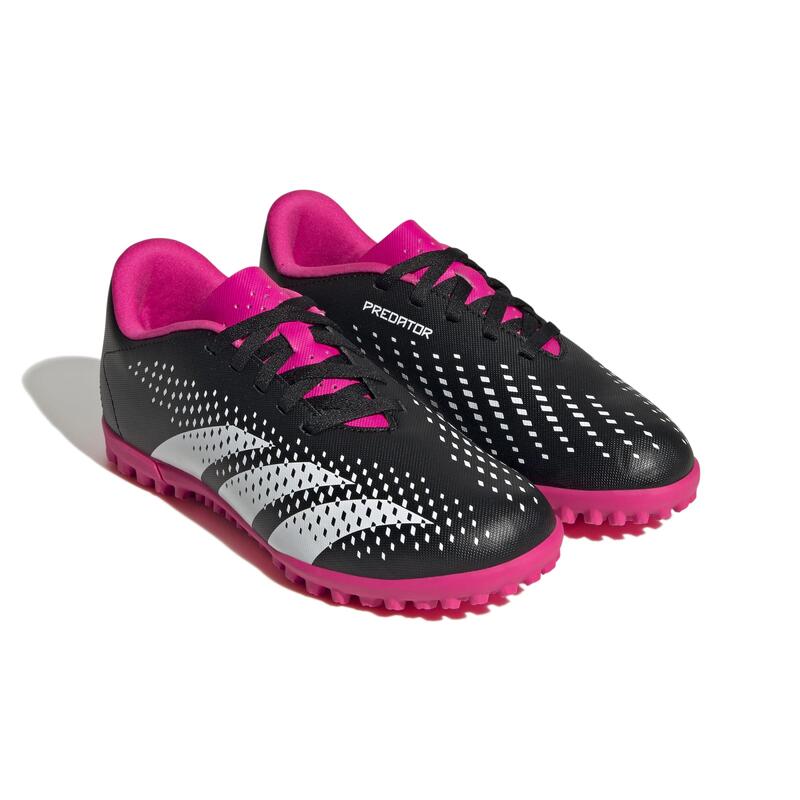 Voetbalschoenen voor kinderen Predator Accuracy.4 Turf zwart roze