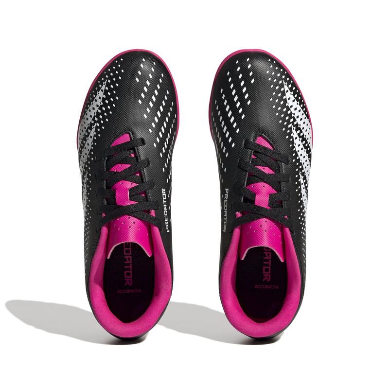 Scarpe calcetto bambino Adidas PREDATOR ACCURACY.4 TF nero-rosa