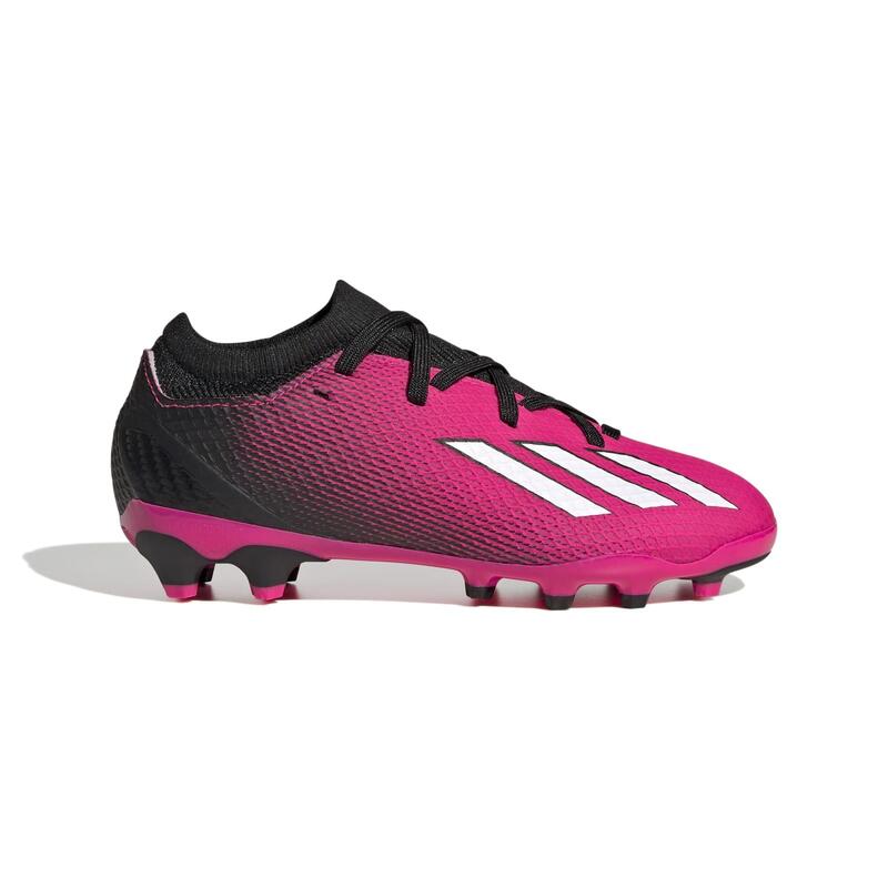 Scarpe calcio bambino Adidas X SPEEDPORTAL.3 FG nero-rosa