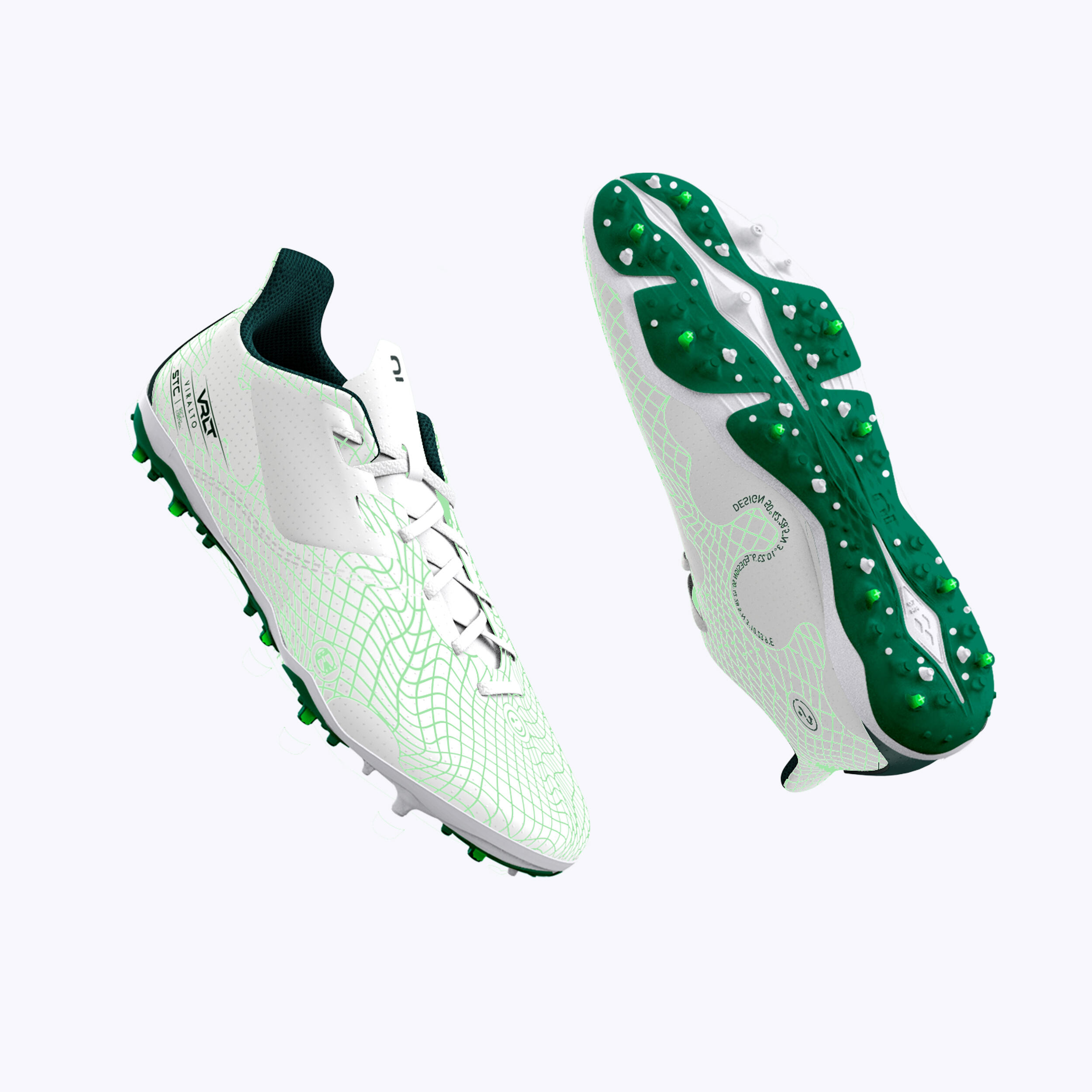 Buty do piłki nożnej dla dzieci Kipsta Viralto I Easy MG/AG na rzepy 8/8