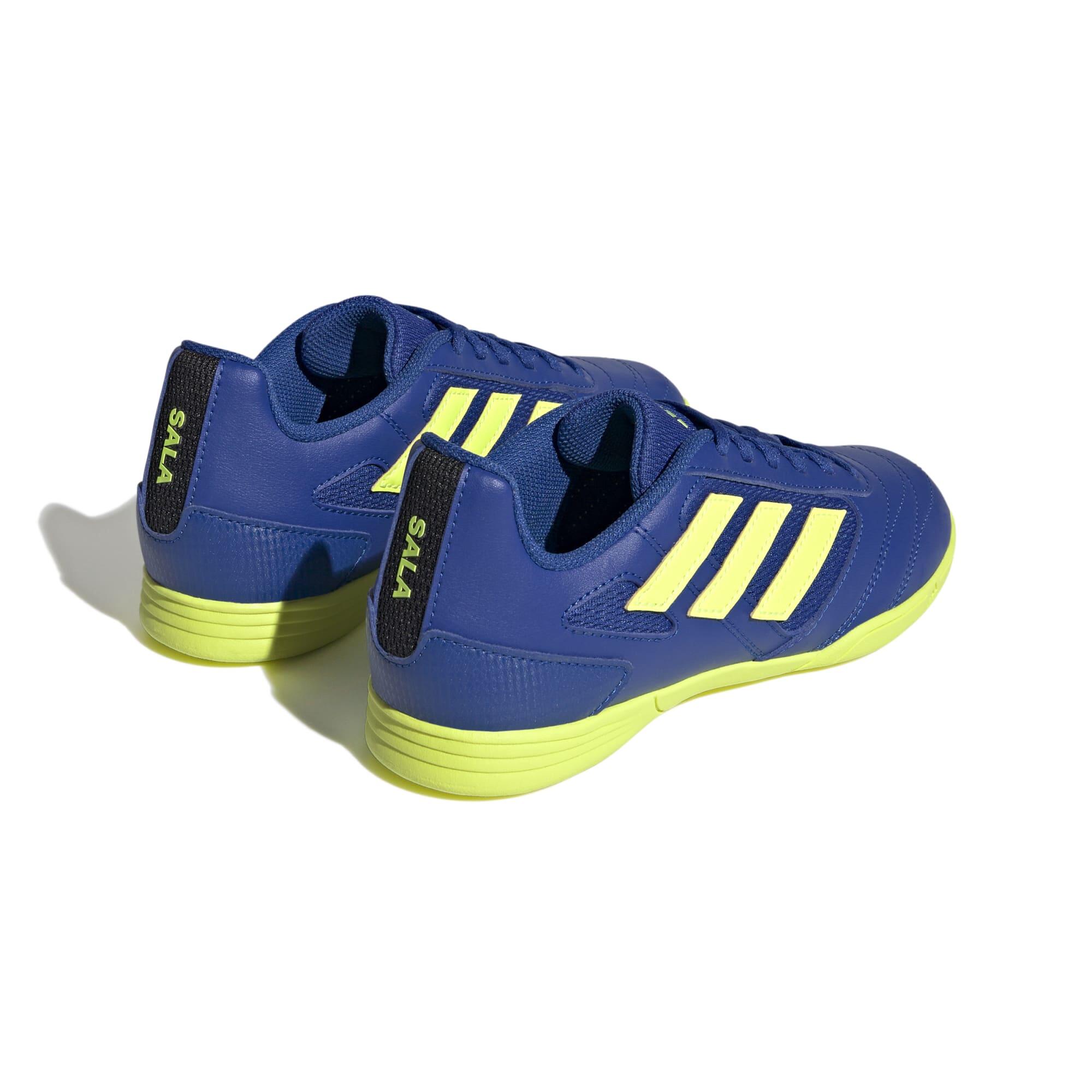 Sapatilhas de Futsal Criança ADIDAS Super Sala 2 Azul/Amarelo 4/8
