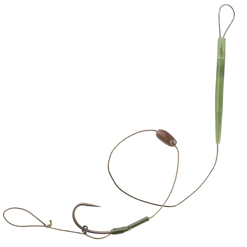 SN Hook 900 Blow back rig Rigged leader Carp fishing CAPERLAN Decathlon