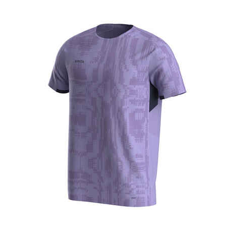 Camiseta de fútbol Viralto Parma manga corta para Adulto azul marino/morado neón