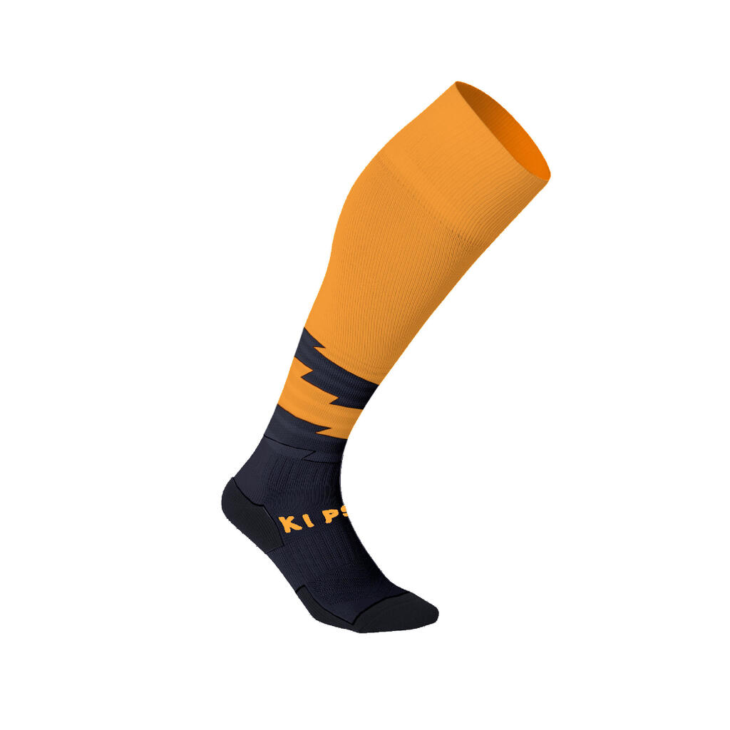 Chaussettes de Football KIDS orange et marine