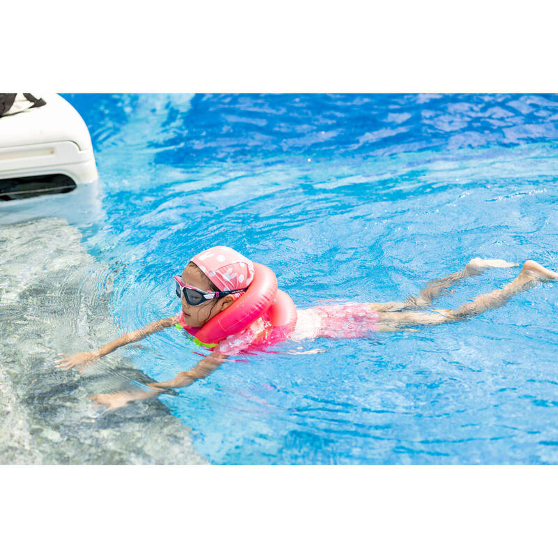 游泳充氣式背心18-30 kg－粉紅色